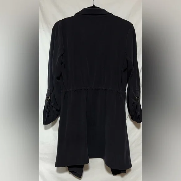 NEW Anthropologie Alia Draped Cardigan Cinch Waist Long Sleeve Blazer Sweater - Picture 12 of 13